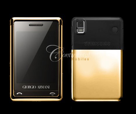 Samsung Giorgio Armani Luxury Mobile Phone