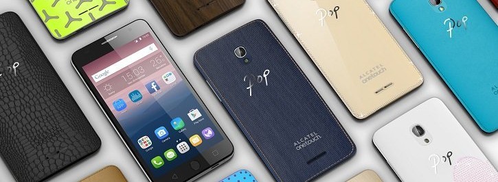 Alcatel OneTouch Pop Up и Alcatel OneTouch Pop Star – смартфоны со стильным оформлением  - изображение