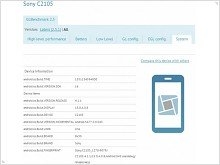 В GK Benchmark «засветился» смартфон Sony C2105 - изображение