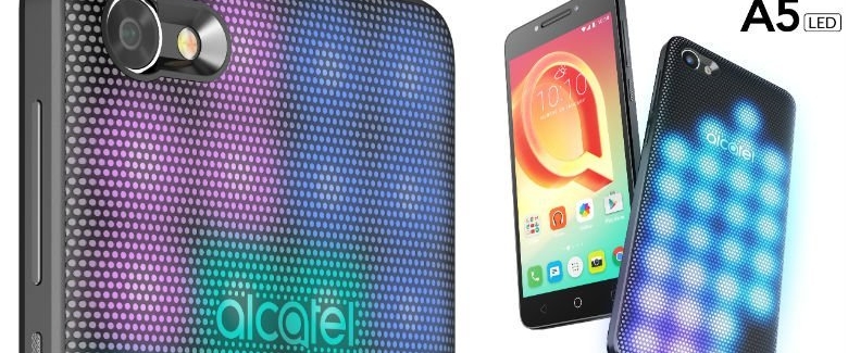 MWC 2017: Alcatel A5 LED — первое в мире мобильное устройство с интерактивной - изображение