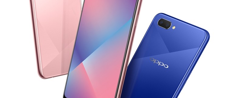 Смартфон OPPO AX5: вырез под фронталку и три камеры   - изображение